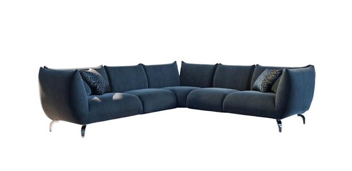 Xlmoebel Ecksofa Premium Eckgarnitur aus Stoff in L-Form Ecksofa Eckcouch P günstig online kaufen