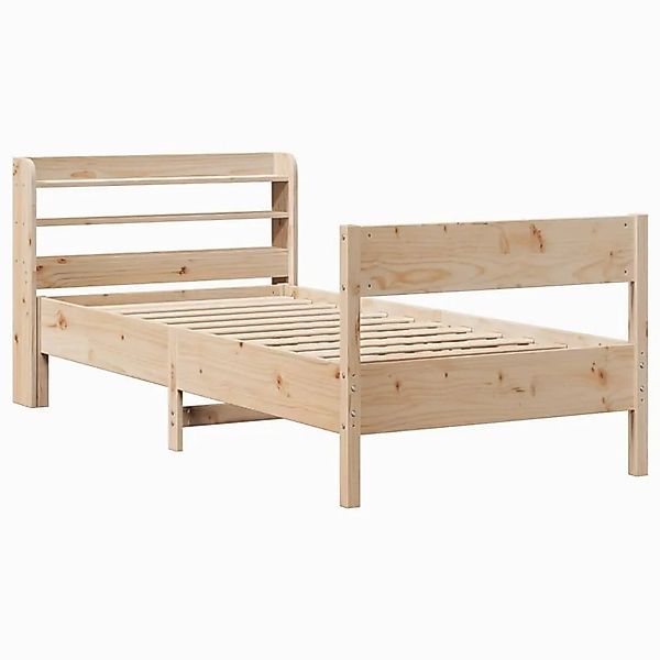vidaXL Massivholzbett ohne Matratze 75x190 cm Kiefernholz 3306951 günstig online kaufen