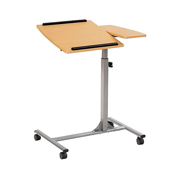 Costway Laptoptisch Höhenverstellbar und Neigungsverstellbar Natur günstig online kaufen