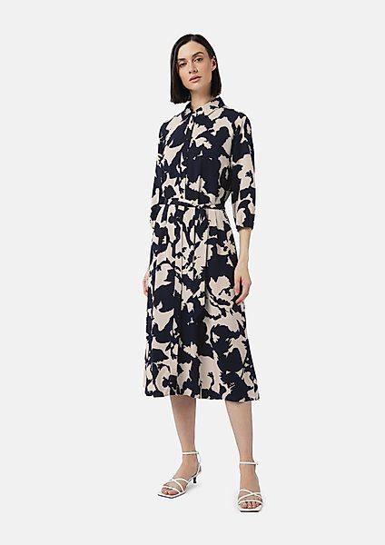 Comma Maxikleid Hemdblusenkleid in Midilänge mit günstig online kaufen