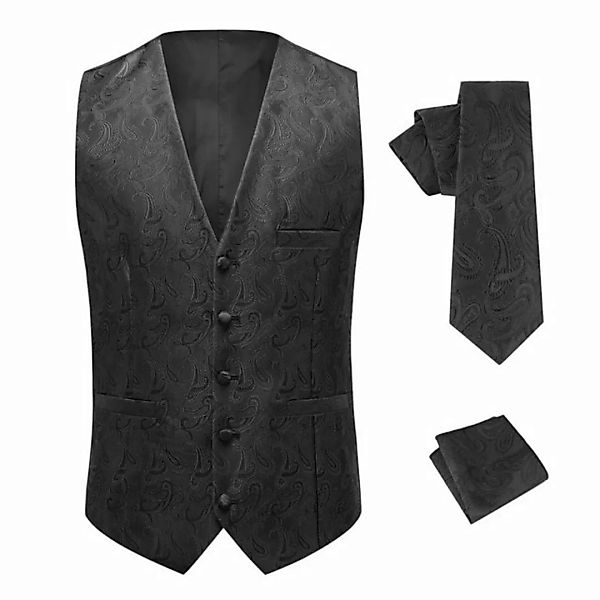 Allthemen Anzugweste (3 tlg, mit Krawatte und Einstecktuch) Herren Anzugwes günstig online kaufen