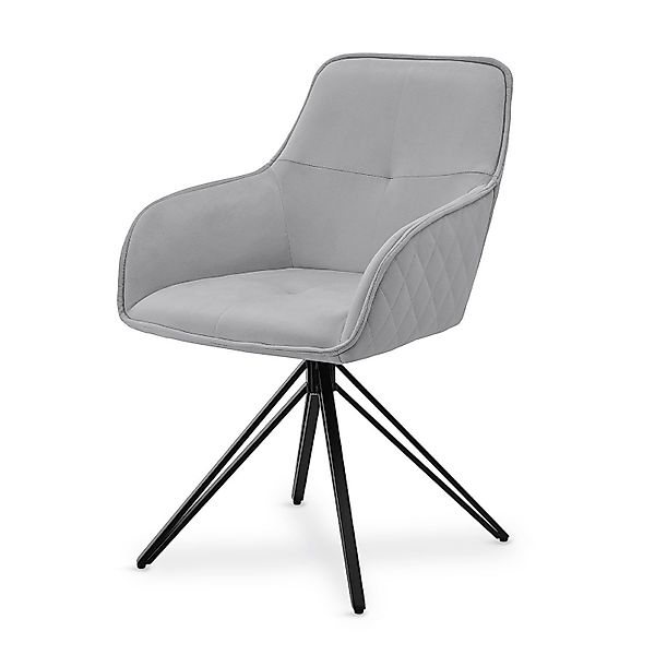 Juskys Esszimmerstuhl Clyde, modern, Stoff Bezug, günstig online kaufen