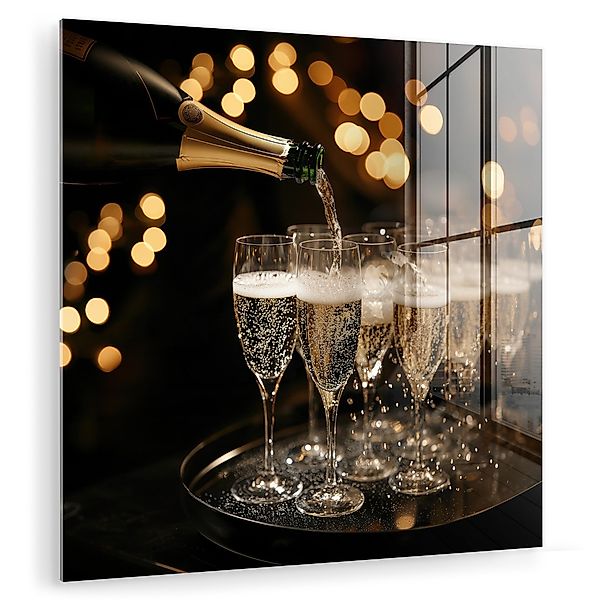 MuchoWow Acrylglasbild Lichter - Champagner - günstig online kaufen