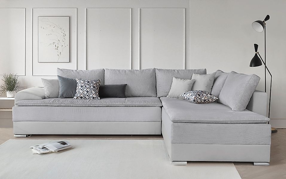 INOSIGN Ecksofa »Night & Day L-Form, B: 324 cm« mit Bettfunktion, Bettkaste günstig online kaufen