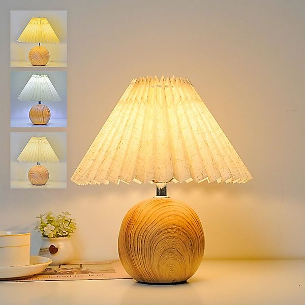 Masbekte Nachttischlampe 3-farbige dimmbare Tischleuchte, Nachtlicht günstig online kaufen