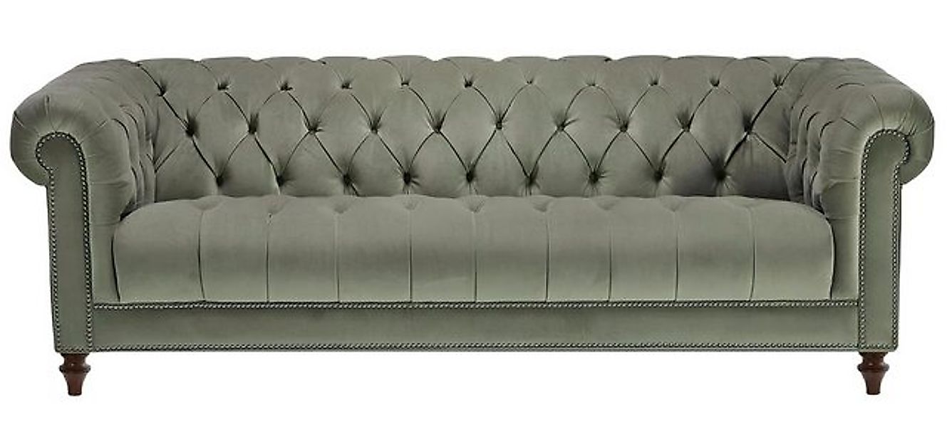 Xlmoebel 3-Sitzer Dreisitzer Sofa in Salbeigrün mit Stoffbezug im Wohnzimme günstig online kaufen