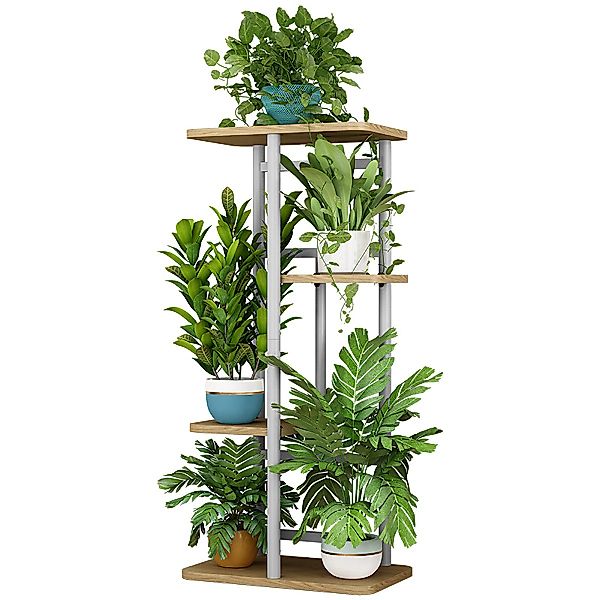 GarveeMore Blumenständer Neu Pflanzenständer Metall Blumenregal günstig online kaufen