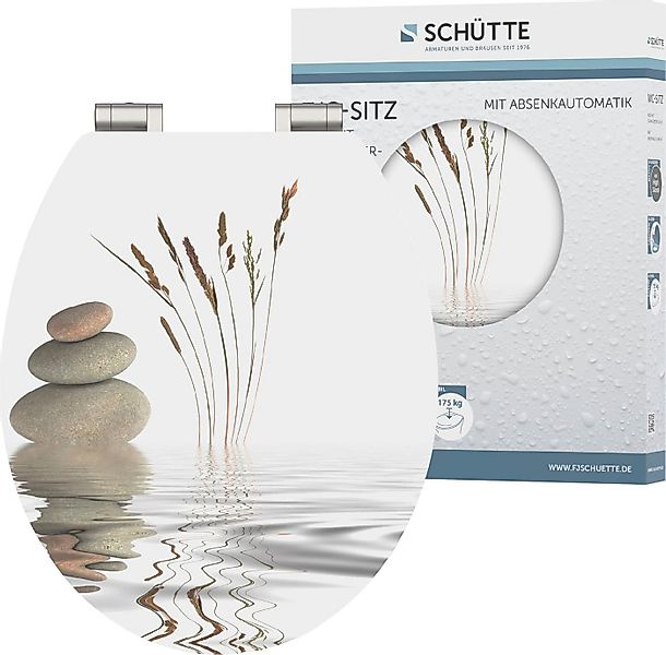 Schütte WC-Sitz BALANCE, High Gloss mit MDF Holzkern, mit Absenkautomatik günstig online kaufen