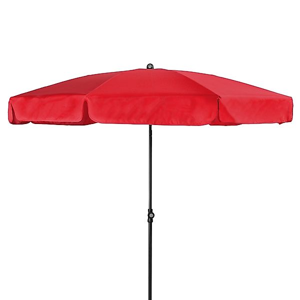 Doppler Balkonschirme Sunline Ø 150 cm Rot mit Knickfunktion günstig online kaufen