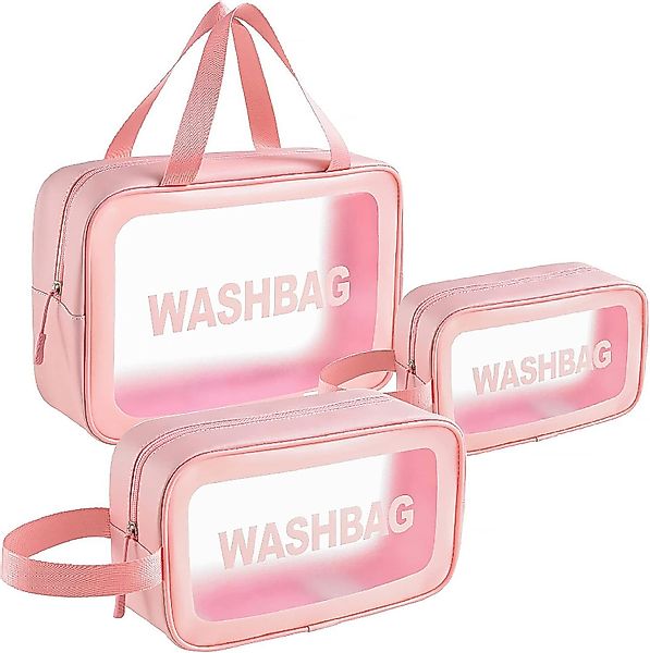 RWEUOQ Kulturbeutel 3-teiliges Set wasserdichter Kosmetiktaschen günstig online kaufen