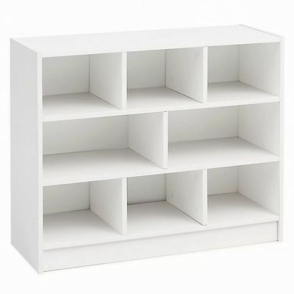 KADIMA DESIGN Bücherregal Bücherregal WL5.819 Weiß 80x68,5x29,5 cm Regal St günstig online kaufen