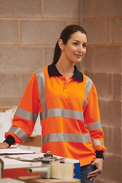 YOKO Warnschutz-Shirt YOKO Langärmliges Poloshirt in günstig online kaufen