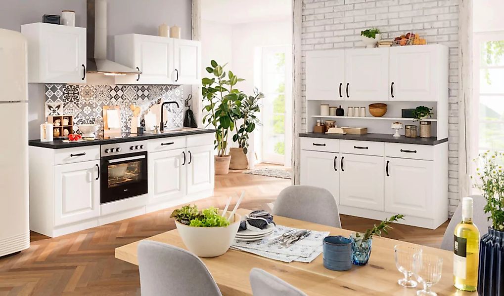 wiho Küchen Küchenzeile »Erla«, ohne E-Geräte, Breite 220 cm günstig online kaufen