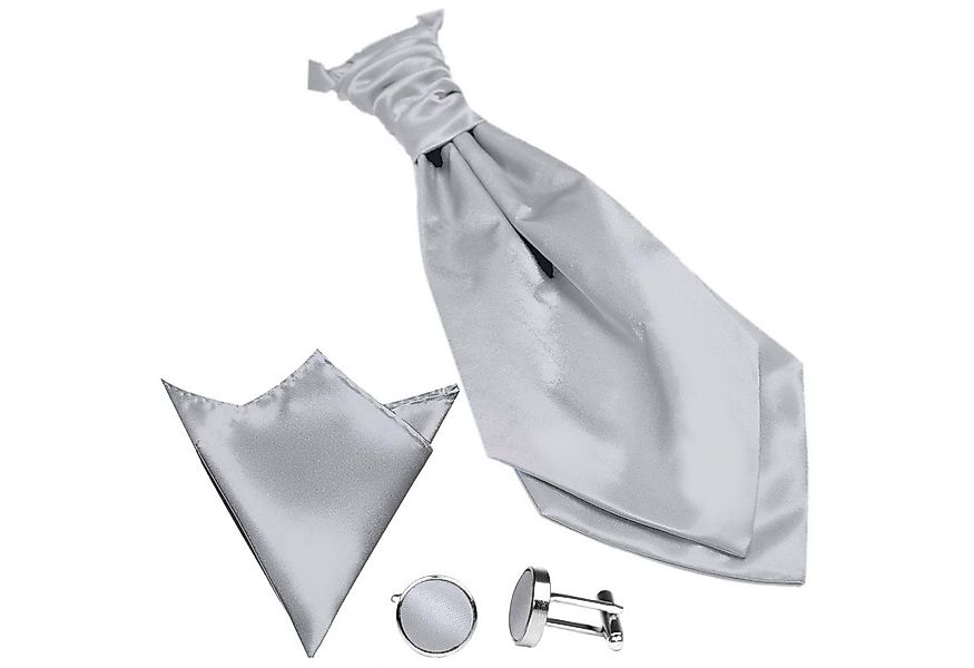 GASSANI Krawatte Satin Hochzeitskrawatte, Herren-Krawatte Hochzeit Plastron günstig online kaufen