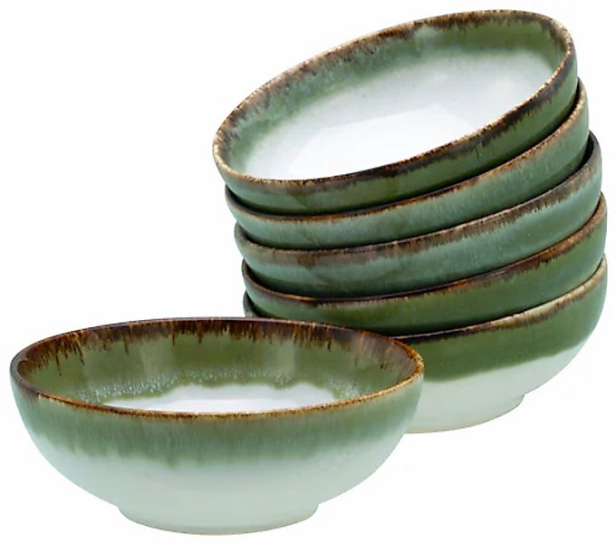 CreaTable Schale »Cascade, Smoothie Bowl, Ø 16,5 cm 6-tlg«, 6 tlg., aus Ste günstig online kaufen