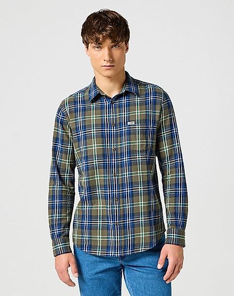 Wrangler Langarmhemd 1 PKT SHIRT mit Karomuster günstig online kaufen