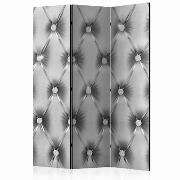 artgeist Paravent Silver Luxury [Room Dividers] grau/schwarz Gr. 135 x 172 günstig online kaufen