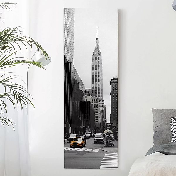 Leinwandbild New York - Hochformat Empire State Building günstig online kaufen