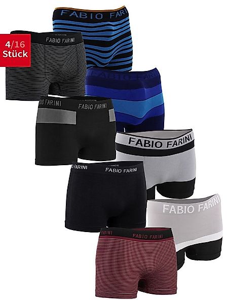Fabio Farini Boxershorts Herren Retroshorts - Mehrpack aus weicher Microfas günstig online kaufen