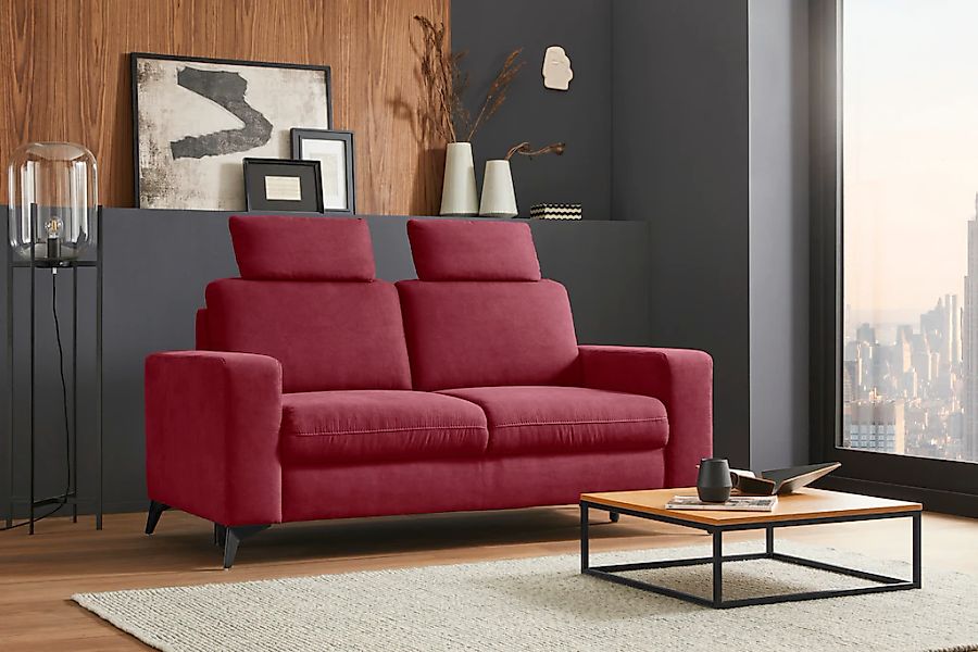 Home affaire 2-Sitzer "Lolland" mit Federkern, auch mit abwischbarem Bezug günstig online kaufen