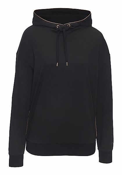 LASCANA Kapuzensweatshirt, mit goldenem Piping günstig online kaufen