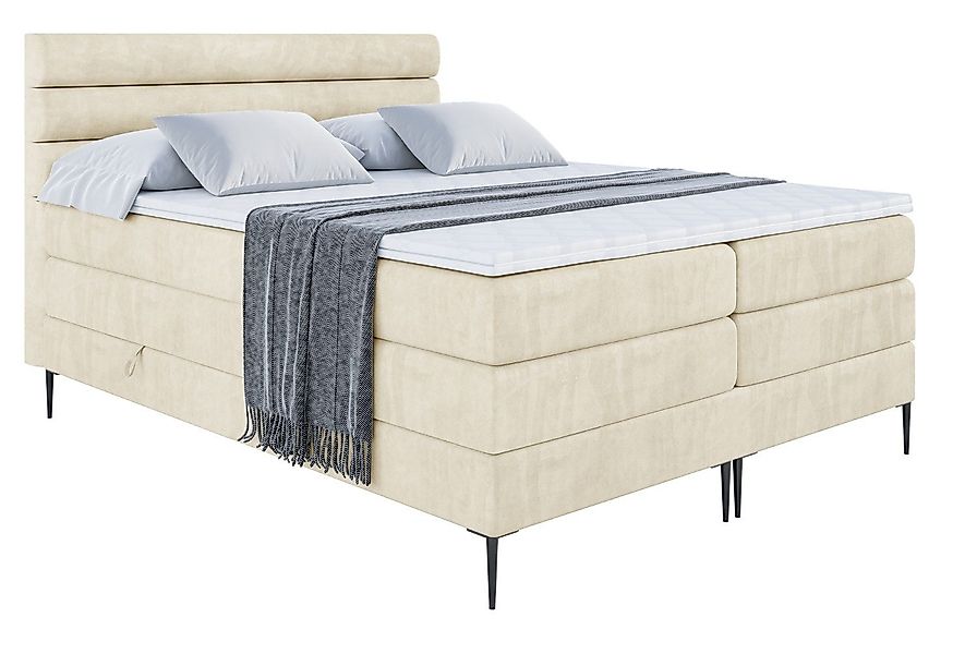 ALTDECOR Boxspringbett CELESTIA-F KING (Multipocket-Matratze H4, günstig online kaufen