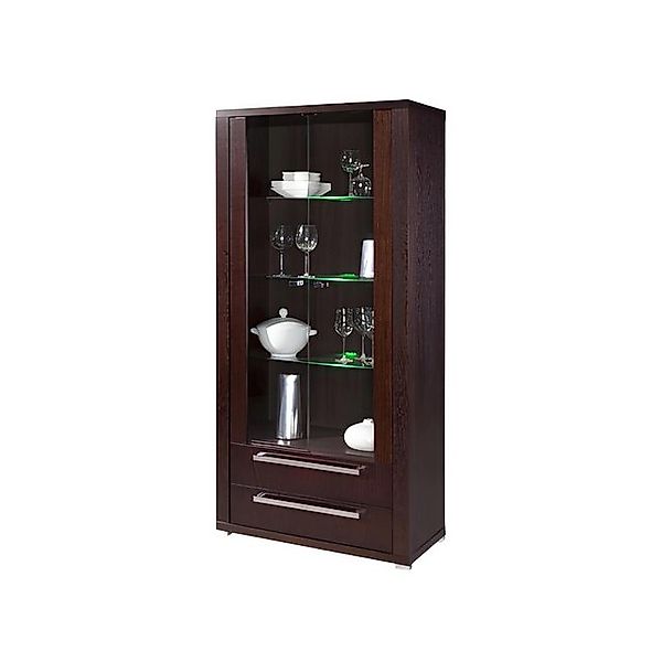 Xlmoebel Vitrine Neues Wohnzimmermöbel aus Holz mit Glasvitrine, Schrank un günstig online kaufen