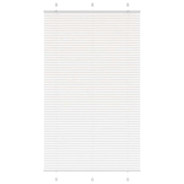 vidaXL Plissee Weiß 120x200 cm Stoffbreite 119,4 cm Polyester 4015521 günstig online kaufen