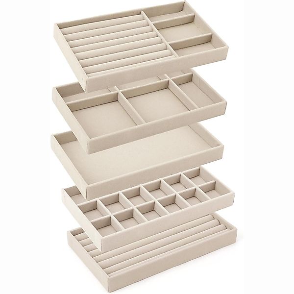 Coonoor Aufbewahrungsbox Schmucktablett, Schmuckorganisierer, Schmuckaufbew günstig online kaufen