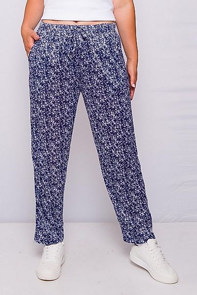 Kendindza Collection Strandhose Damen Sommerhose leicht lang Lutig Gemuster günstig online kaufen