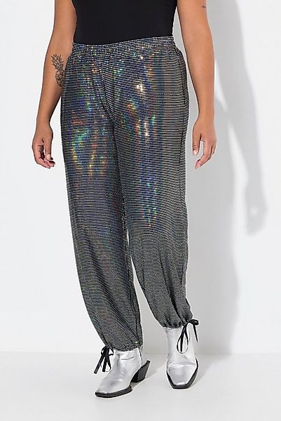 Angel of Style Schlupfhose Hose gerades Bein Paillettenoptik Elastikbund günstig online kaufen