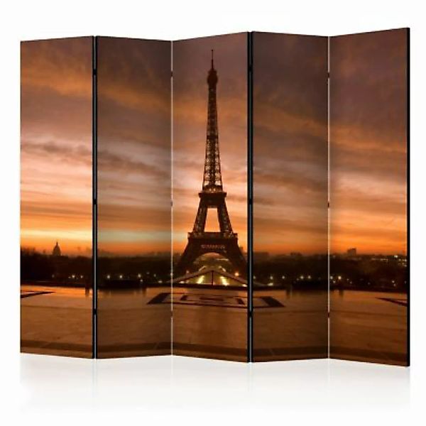 artgeist Paravent Eiffel tower at dawn II [Room Dividers] mehrfarbig Gr. 22 günstig online kaufen