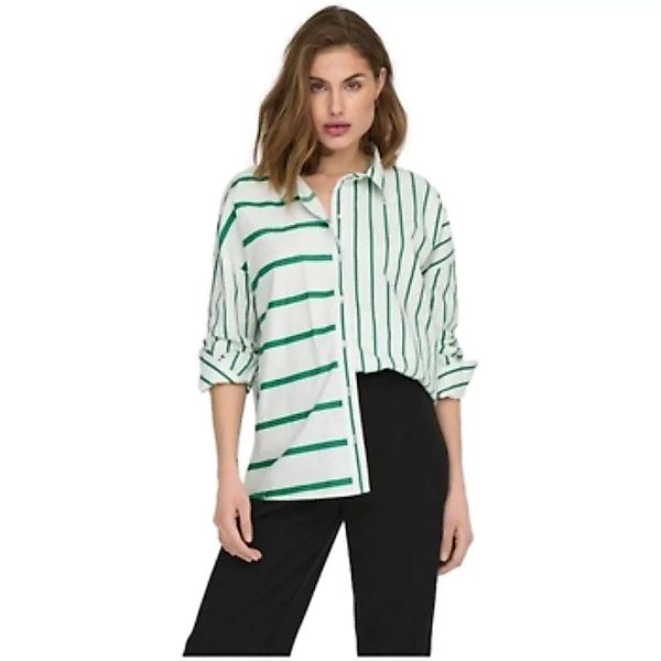 Only  Blusen Shirt Nina Lora L/S - Creme/Amazon günstig online kaufen