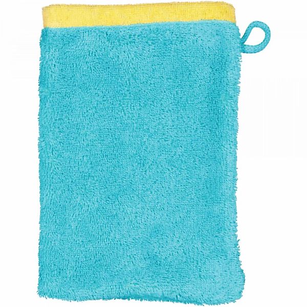 Cawö Handtücher Lifestyle Splash 7071 - Farbe: türkis/apricot - 15 - Waschh günstig online kaufen