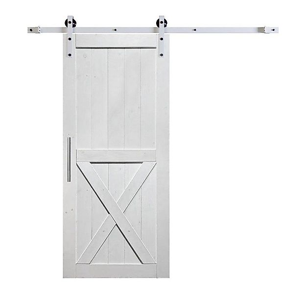 HOME DELUXE Schiebetür Holzschiebetür SHIVA - Größenauswahl (Komplettset, i günstig online kaufen