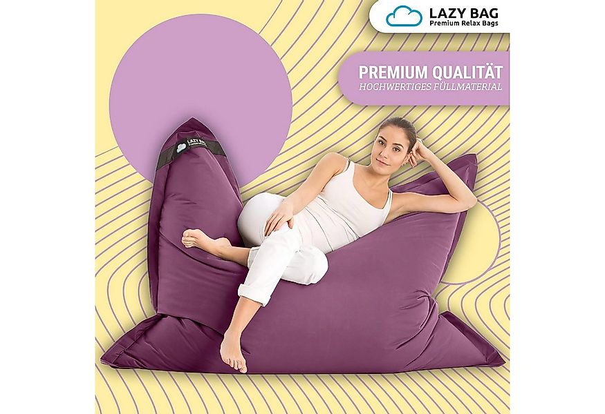 LazyBag Sitzsack Lazybag – XXL Nylon Sitzsack – Wasserfest, Innen und Außen günstig online kaufen