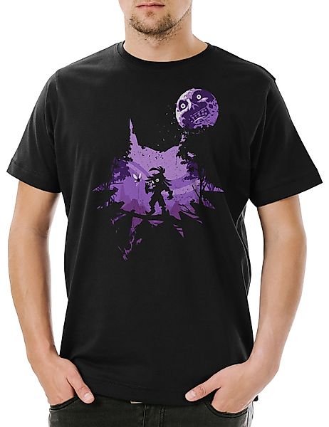 Urban Backwoods Print-Shirt Anime Mask Herren günstig online kaufen