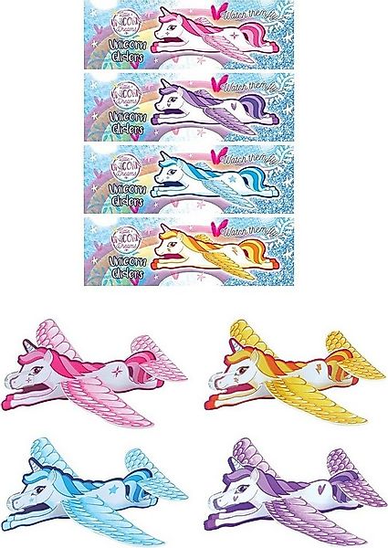 Henbrandt Spielzeug-Flugzeug Styroporflieger Einhorn-Gleiter Party Geschenk günstig online kaufen