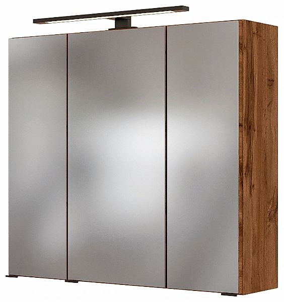 welltime Spiegelschrank "Luena", Breite 70 cm, mit 3D-Effekt, dank drei Spi günstig online kaufen