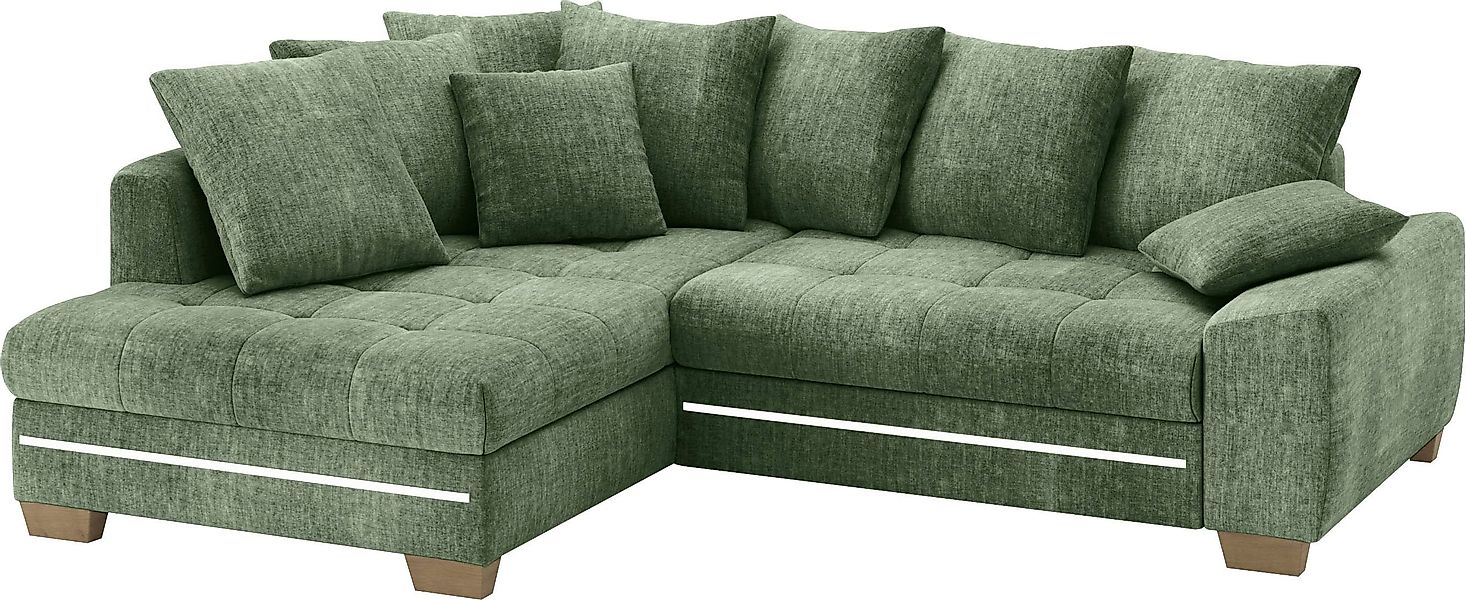 Mr. Couch Ecksofa "Nikita II, L-Form", mit Kaltschaum, RGB-LED Beleuchtung, günstig online kaufen