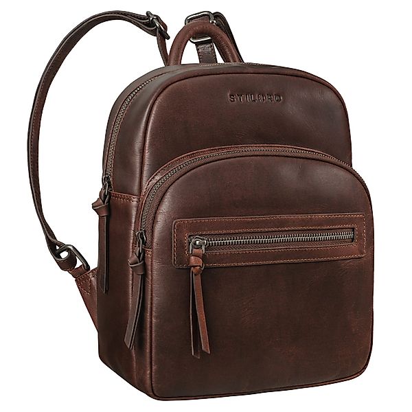 STILORD Cityrucksack "Alba" Kleiner Leder Rucksack günstig online kaufen