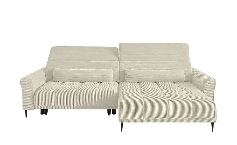 Ecksofa mit elektrischer Sitztiefenverstellung Logan ¦ beige ¦ Maße (cm): B günstig online kaufen
