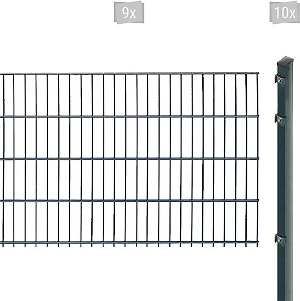 Arvotec Doppelstabmattenzaun »EXCLUSIVE 83 zum Einbetonieren« Zaunhöhe 83 c günstig online kaufen