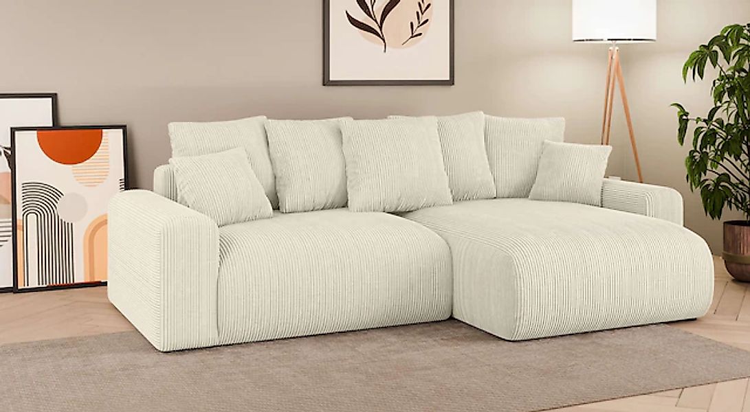 Home affaire Ecksofa »LAKESIDE klein mit Bettfunktion und Bettkasten, B/T/H günstig online kaufen