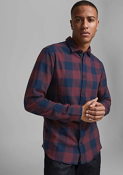 Jack & Jones Karohemd "JJ JJEGINGHAM TWILL SHIRT L/" günstig online kaufen