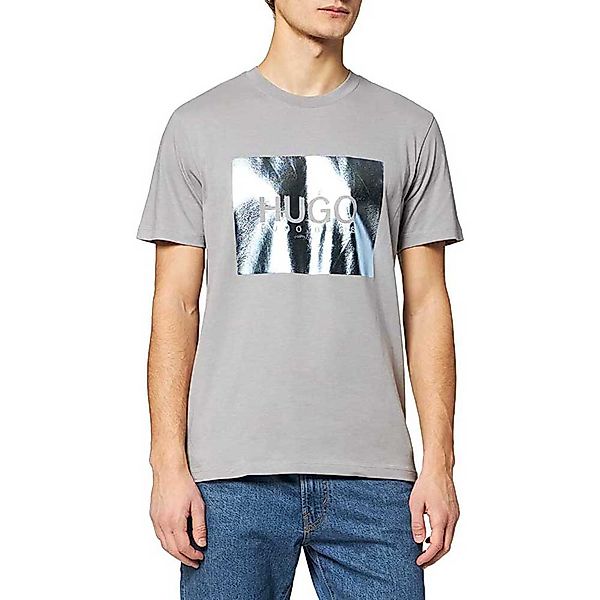 Hugo Dolive M Kurzarm T-shirt S Silver günstig online kaufen