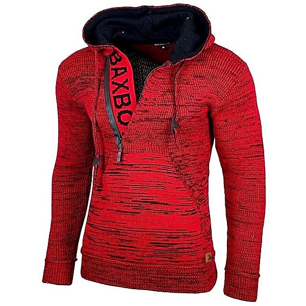 Baxboy Strickpullover Herren Winter Kapuzenpullover Kapuzenjacke günstig online kaufen