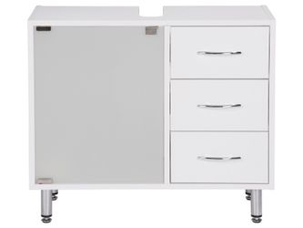 Waschbeckenunterschrank  Langesee ¦ weiß ¦ Maße (cm): B: 66 H: 58 T: 30.0 S günstig online kaufen