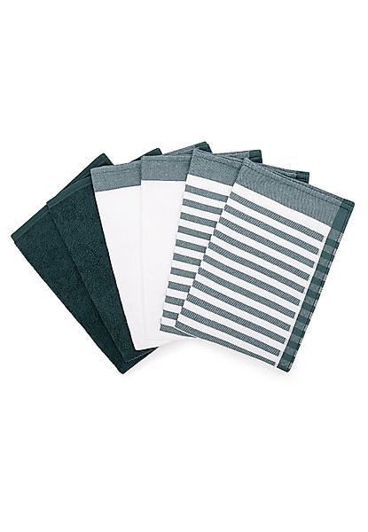 ROSS Geschirrtuch Guten Morgen, (Spar-Set, 6-tlg., günstig online kaufen