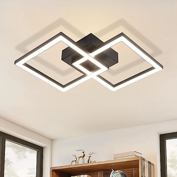 ZMH LED Deckenleuchte Whonzimmer Modern 2 günstig online kaufen